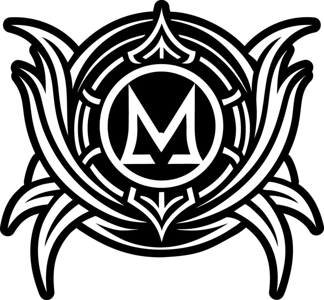 A solid style icon of messenger wings symbol vector