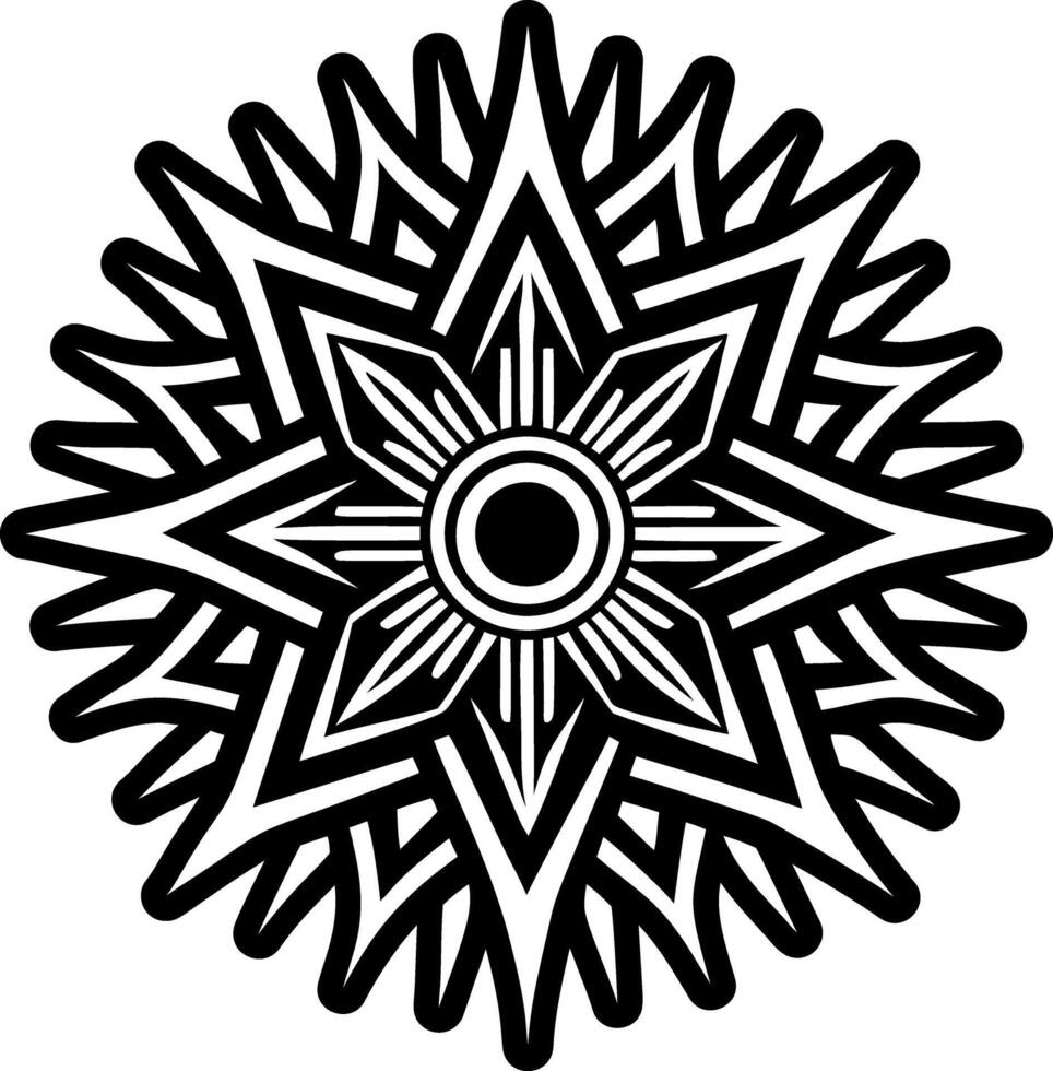 Solar flare icon in solid style vector