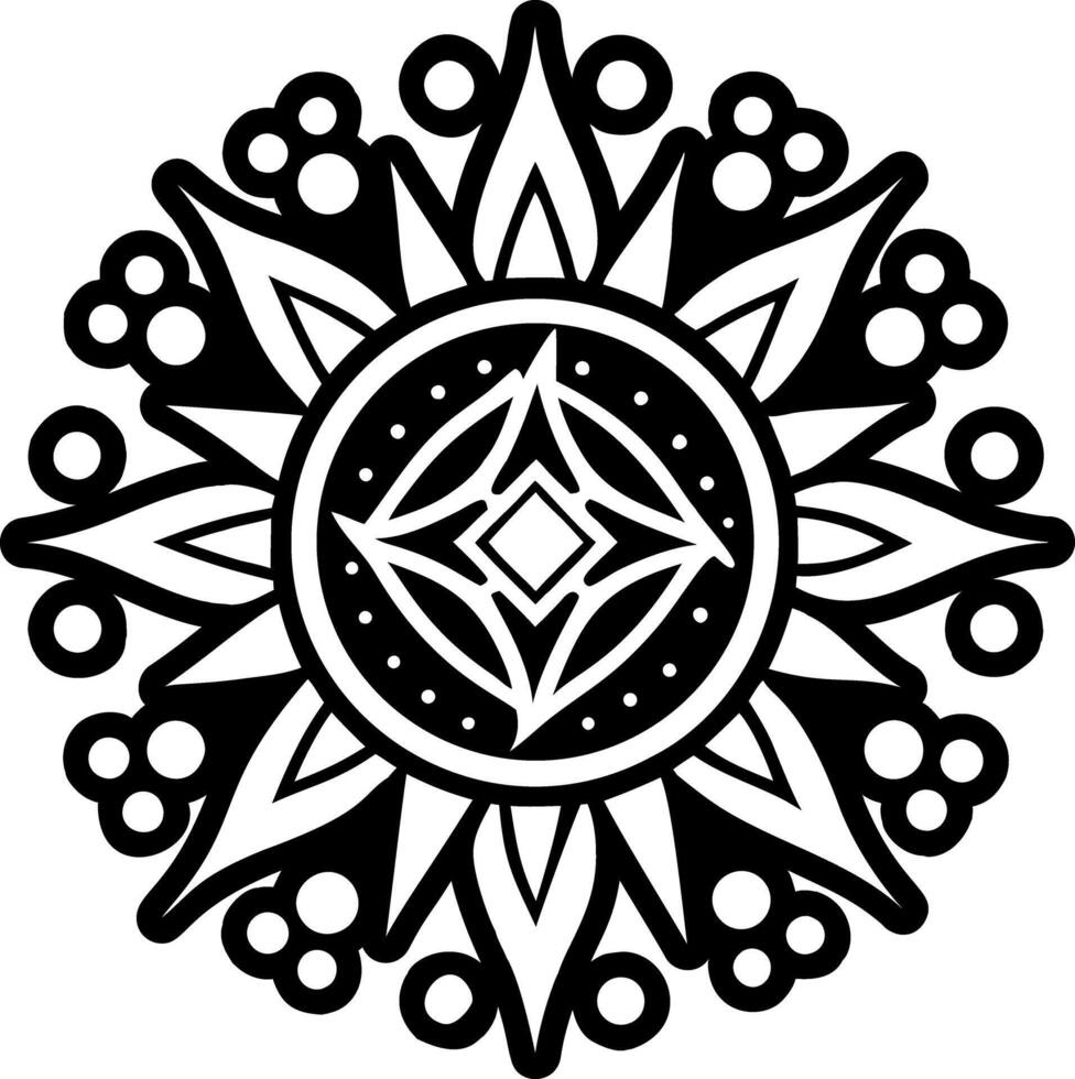A glyph style icon of divine aura symbol vector