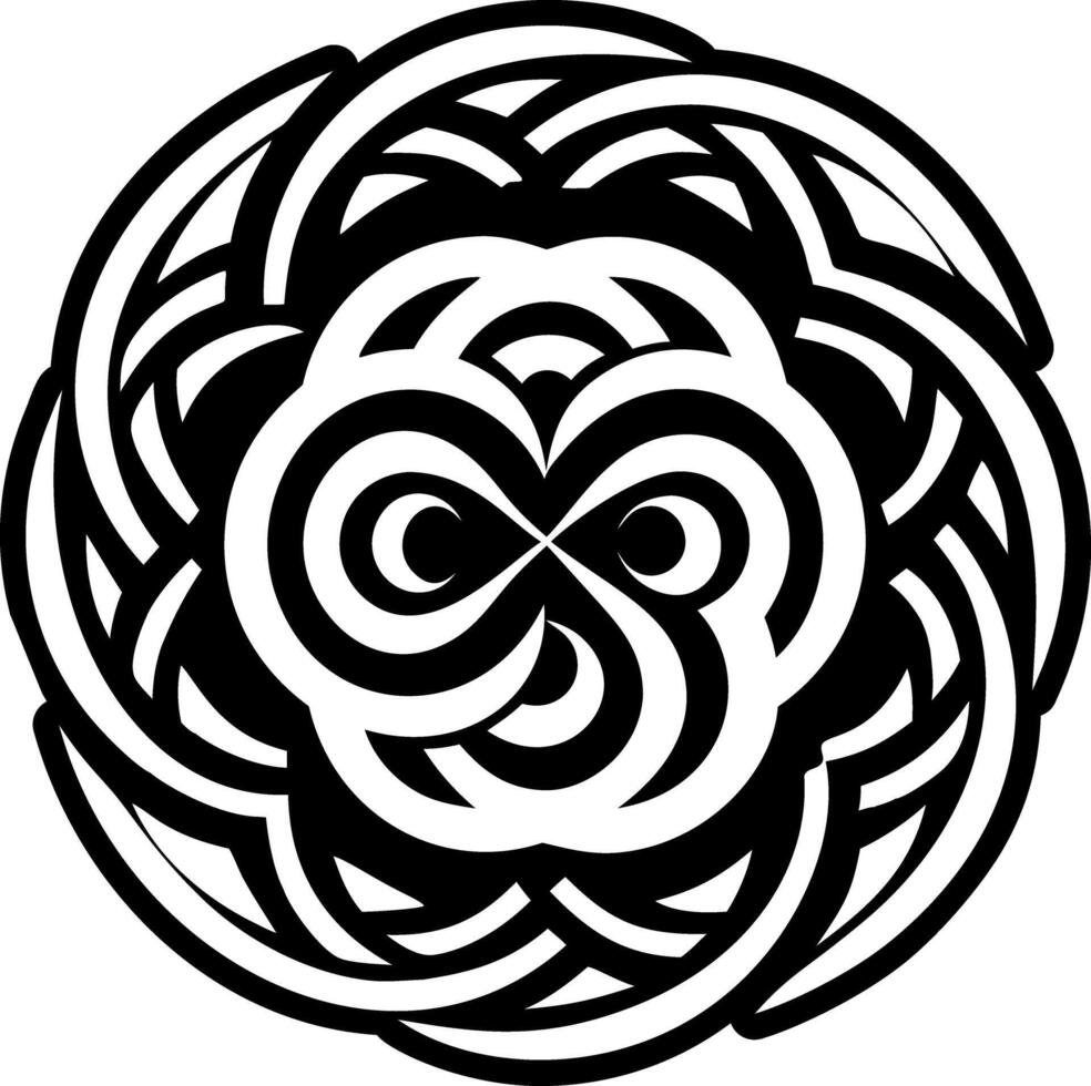 Infinity spiral icon in filled style vector