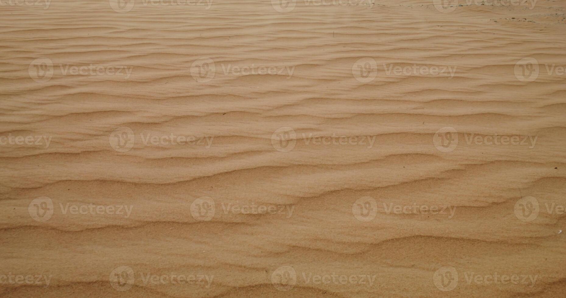 Top view of the sandy waves of the desert. The wind carries fine sandy dust. No people. Sand patterns. 4k , red komodo - carries photo
