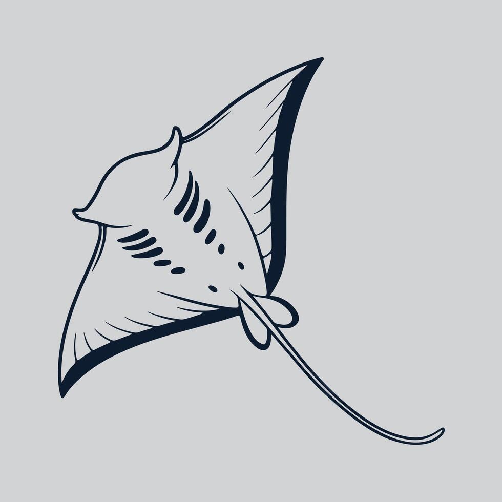 Sea Animal Graphic Illustration vector