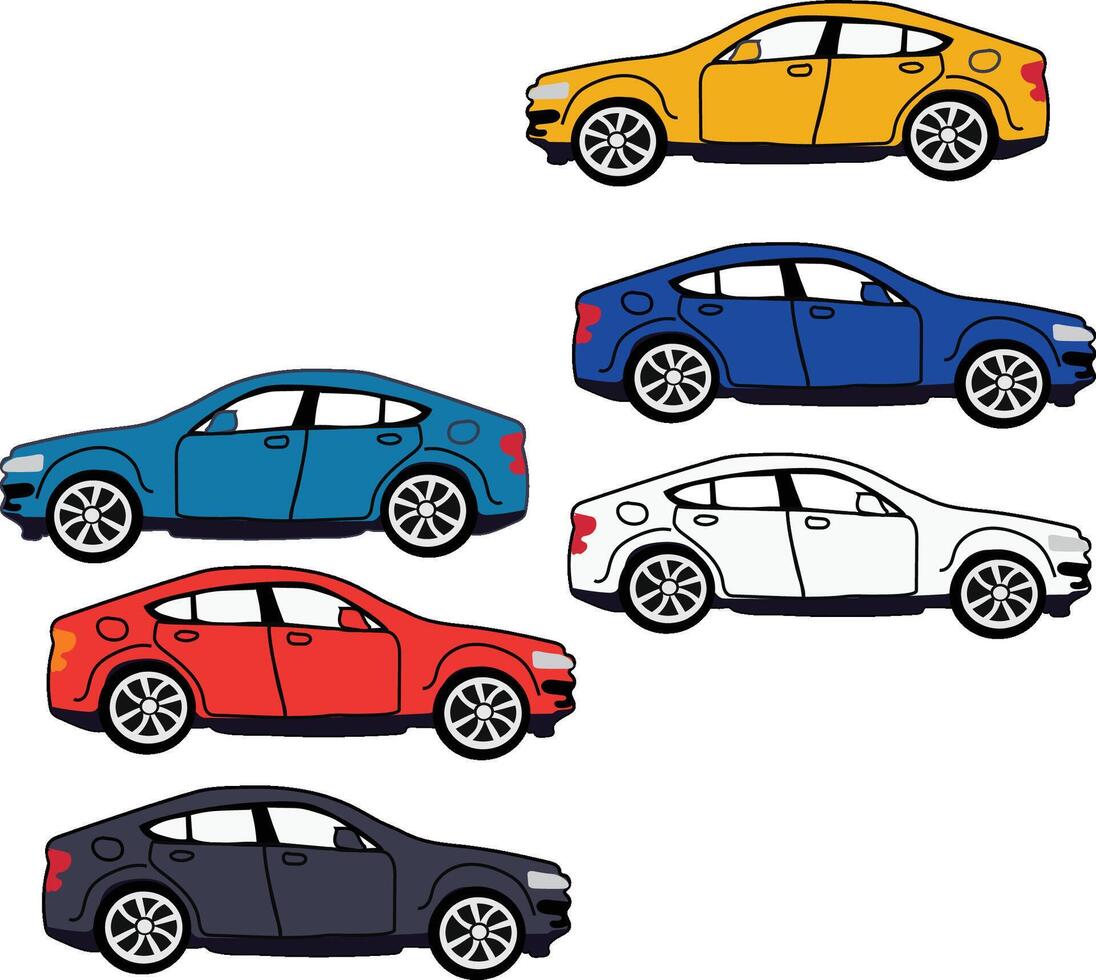 Collection of electric vehicle electric car free illustrations vector