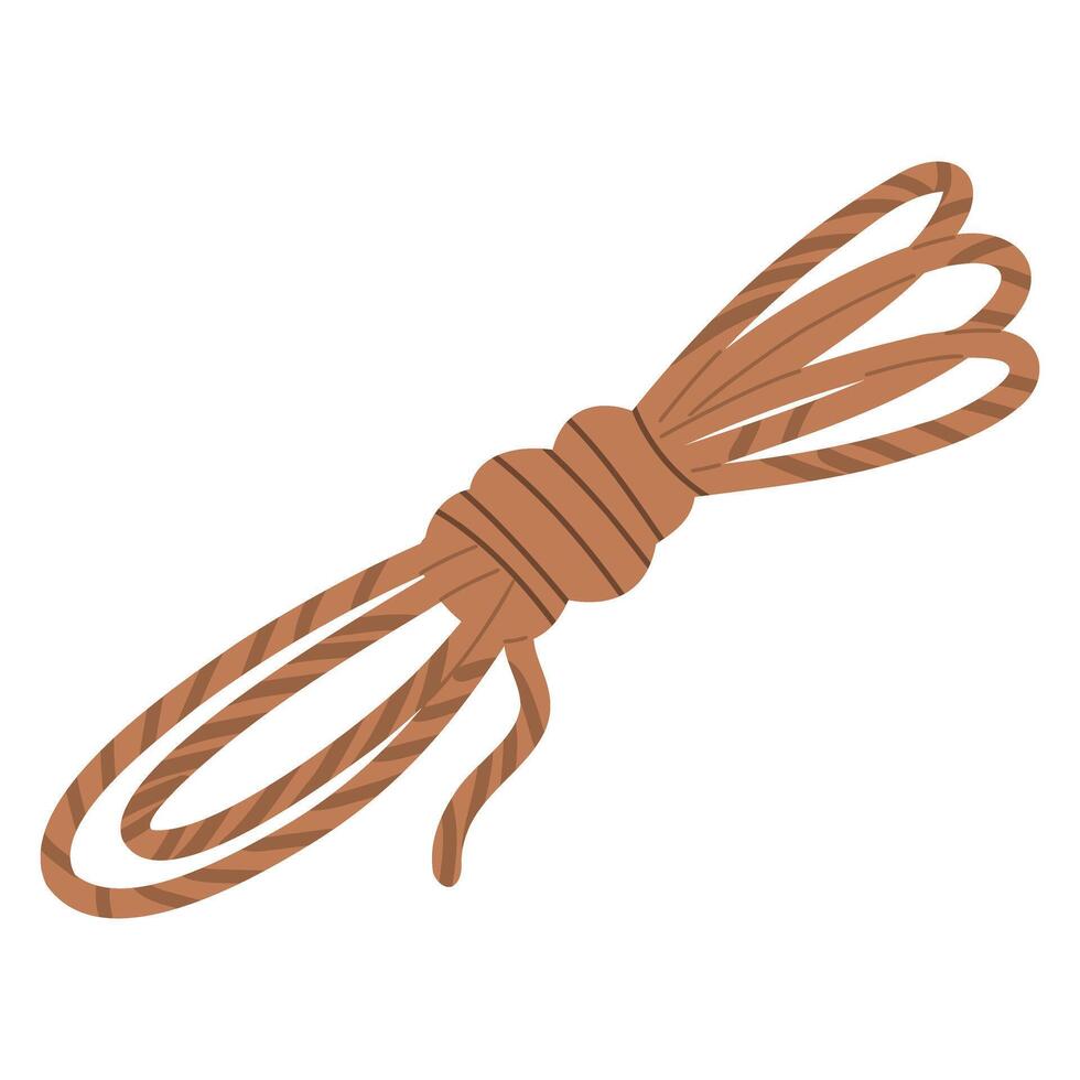 Bundle of rope illustration, hand drawn rope vector