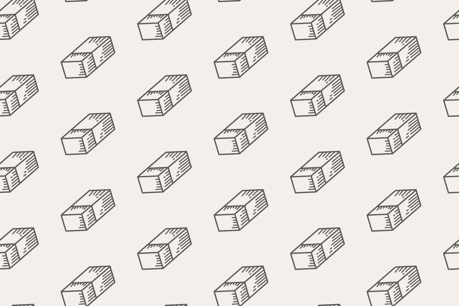 Eraser icons in a seamless school stationery pattern. Perfect for educational materials, back to school designs, and stationery related projects. vector