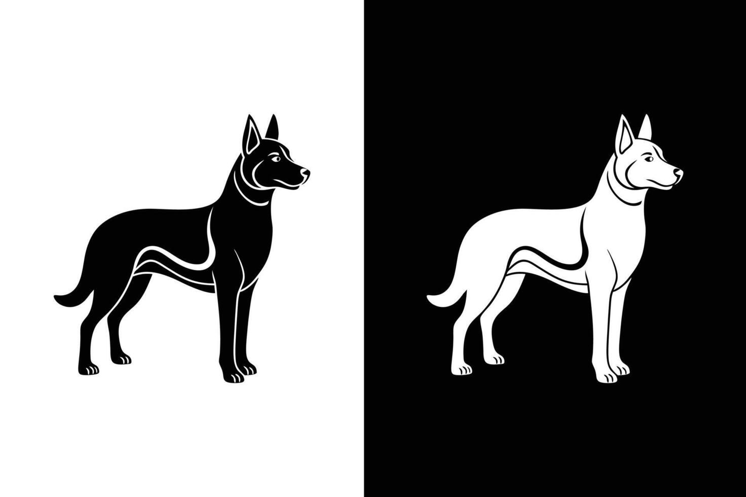 dog icon symbol template for design vector