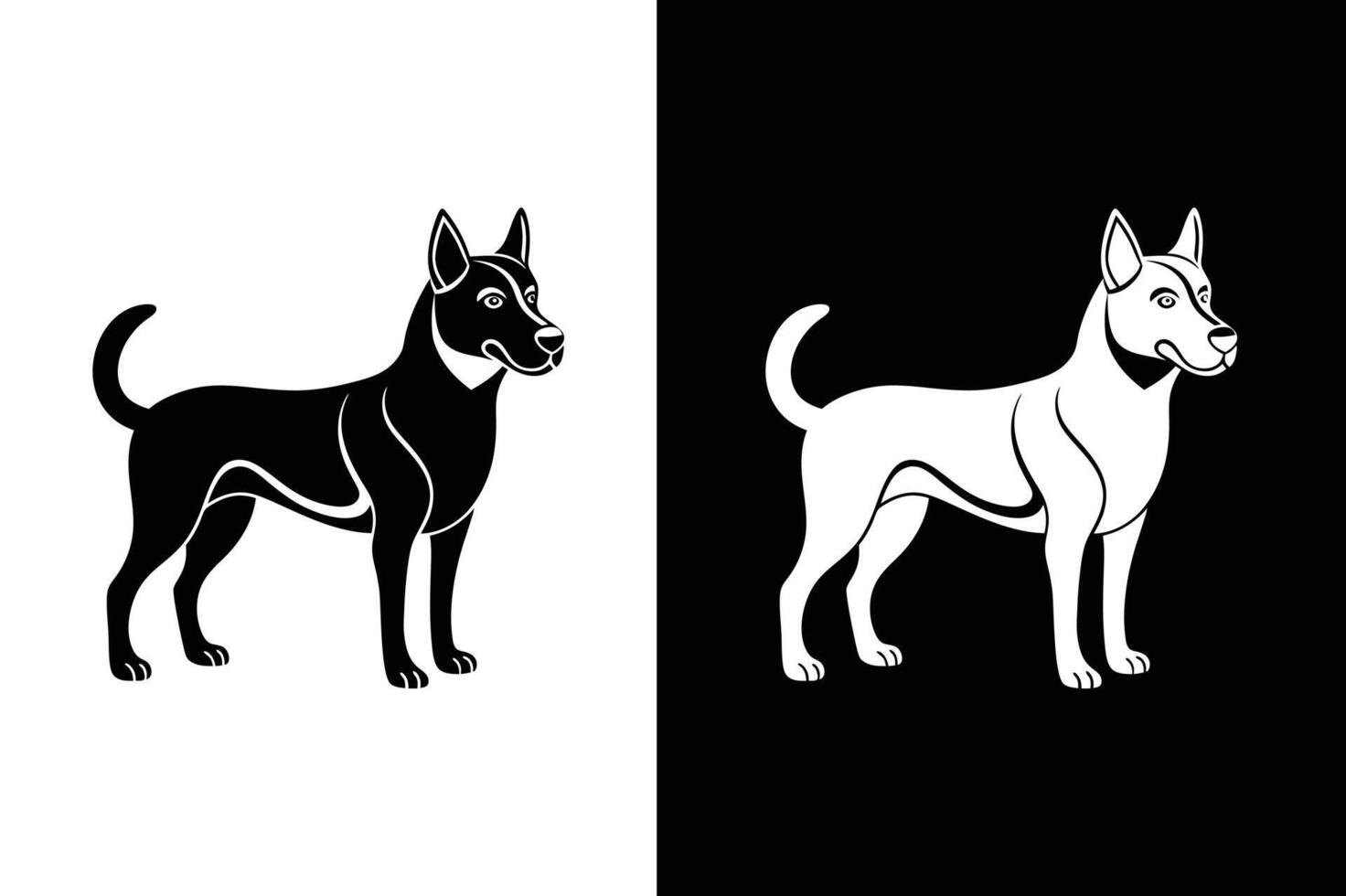 dog icon symbol template for design icon vector