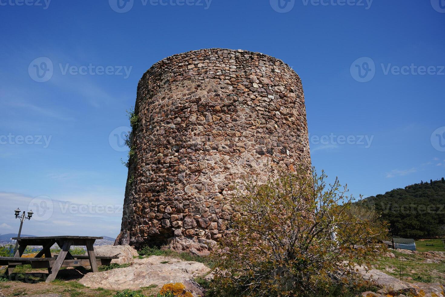 Abandoned Windmill in Heybeliada Island, Istanbul, Turkiye photo