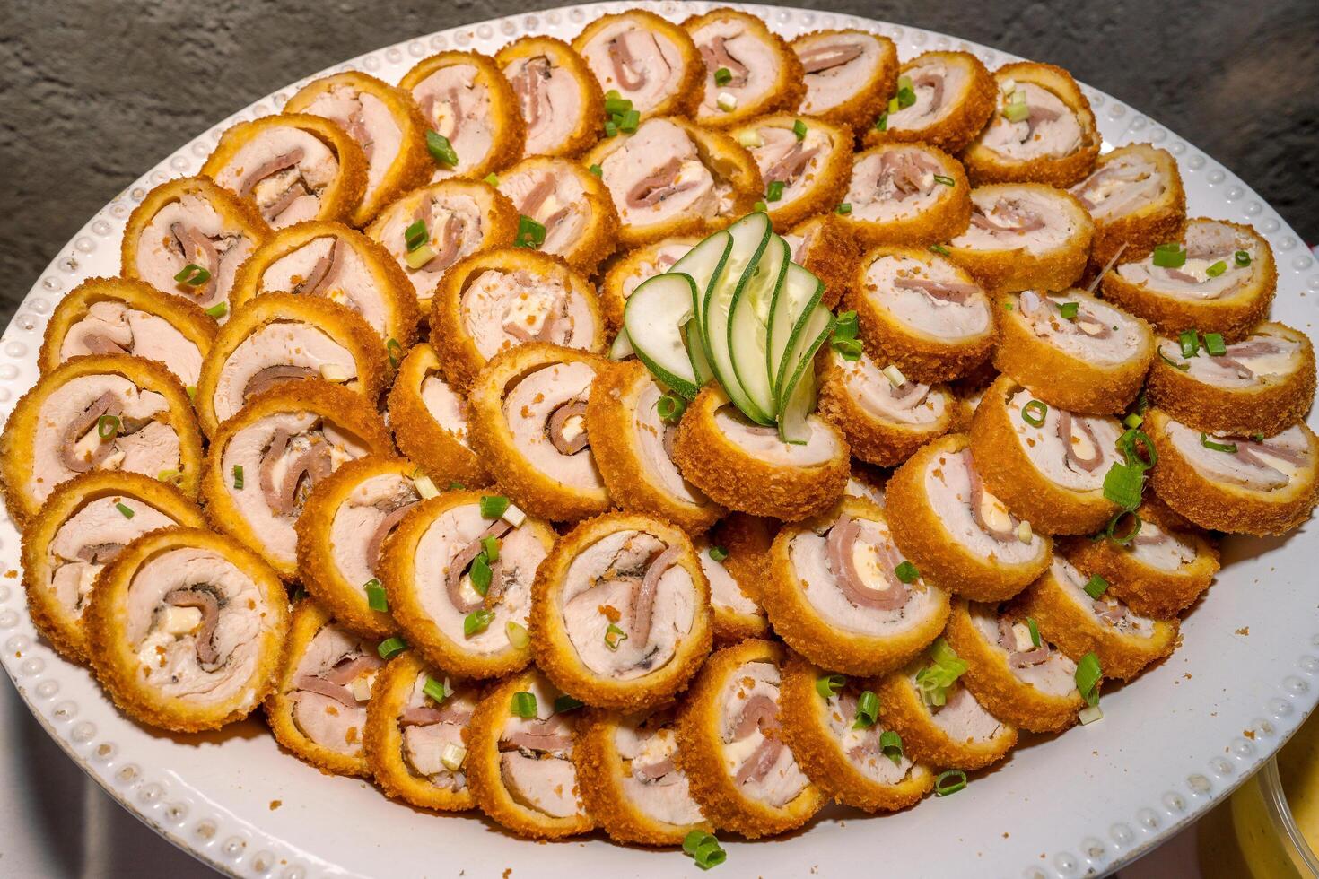 chicken cordon bleu platter photo
