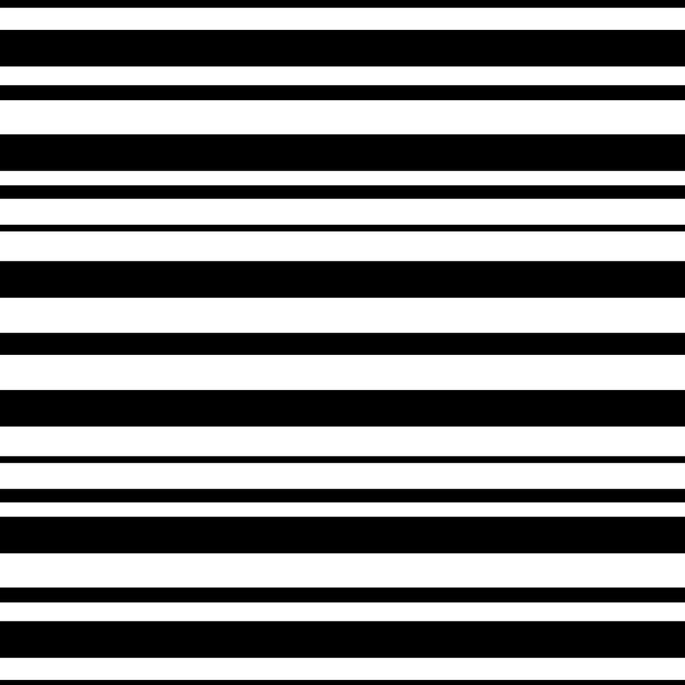 Seamless black and white geometric pattern with black stripes on a white background. Design for packaging and paper vector