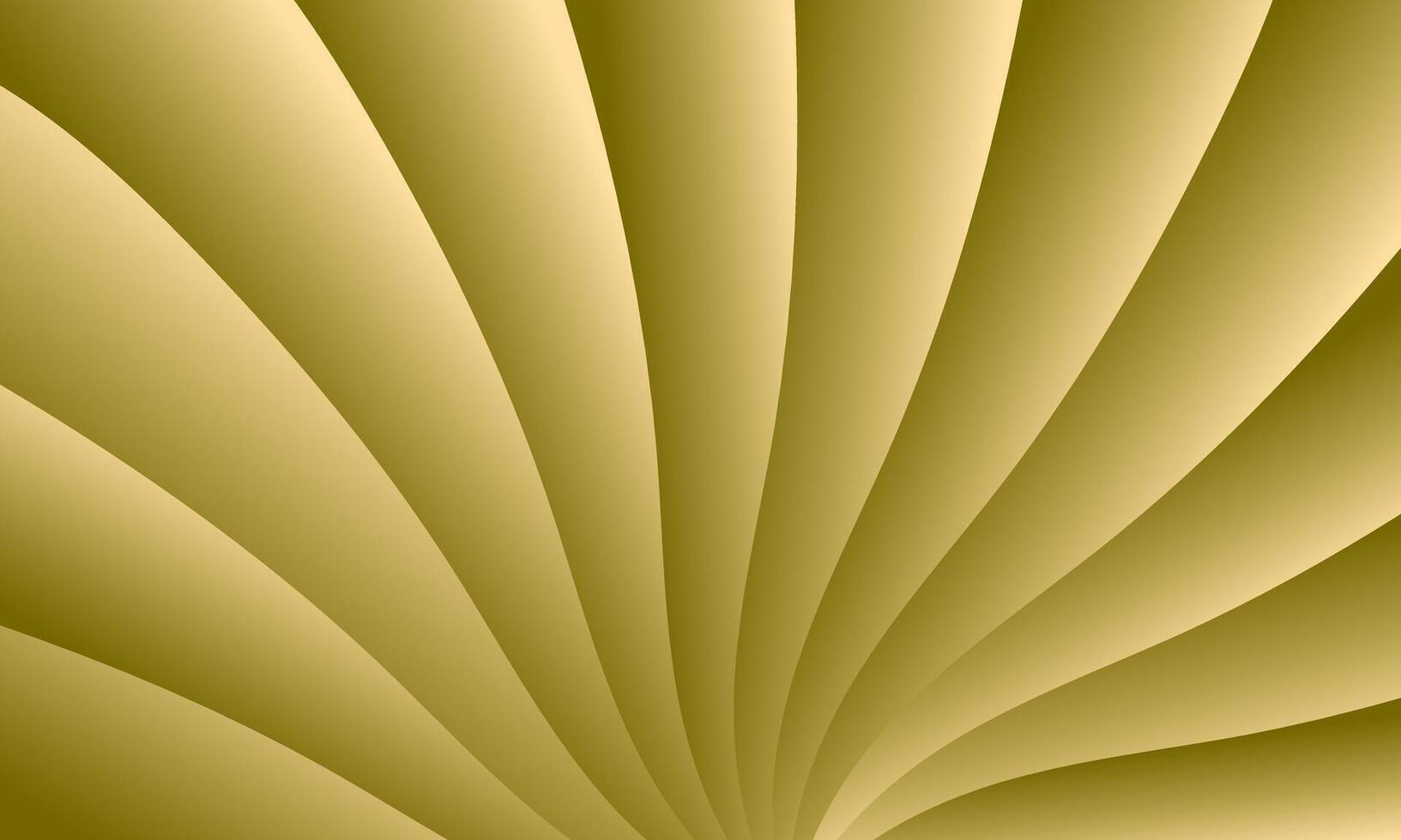 Luxury Golden Radial Line Abstract Background Design vector