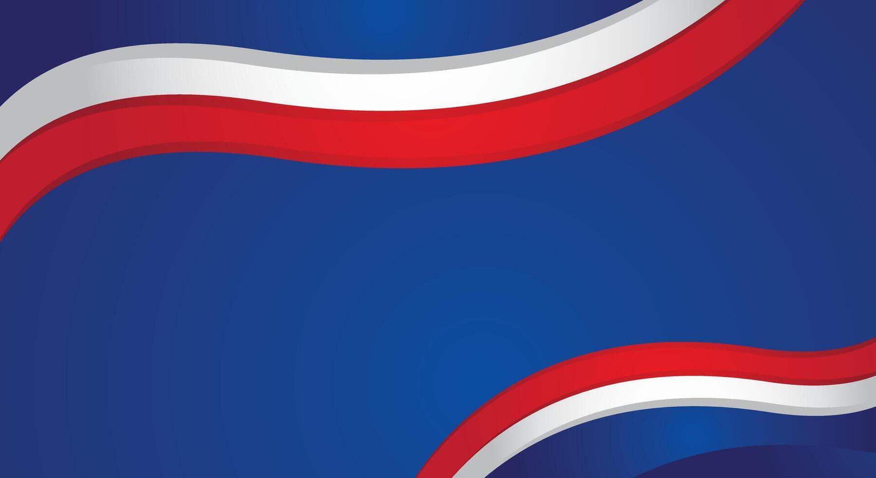 Modern red blue wave abstract background vector