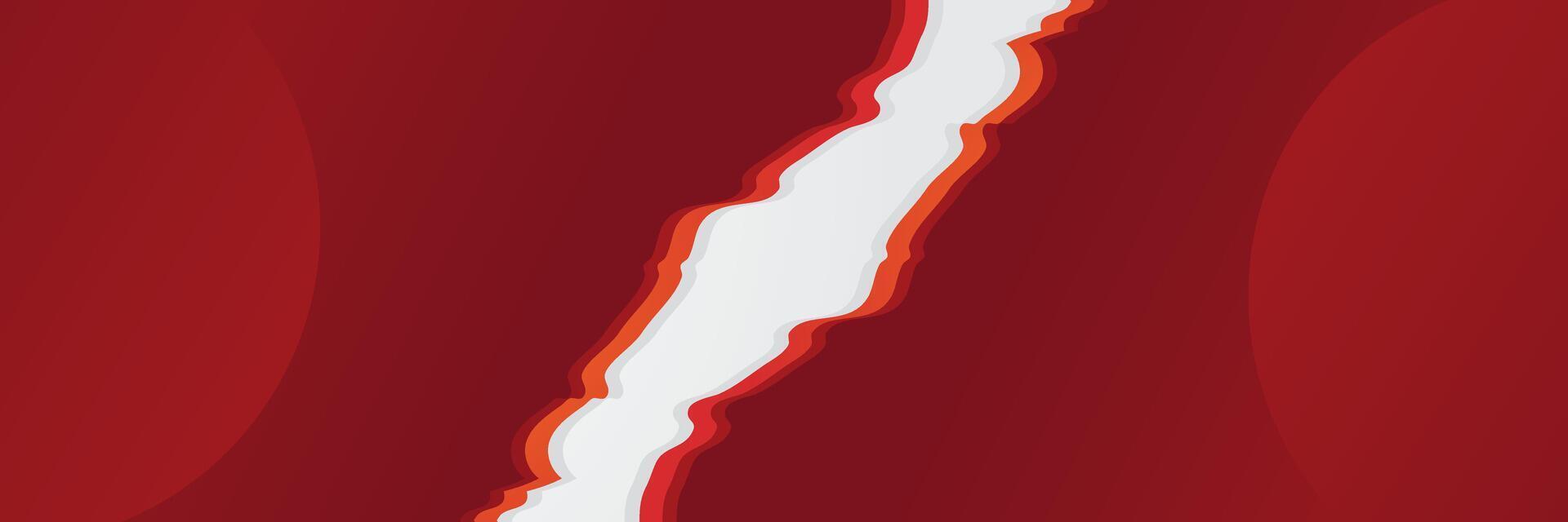 Abstract red torn paper texture background vector