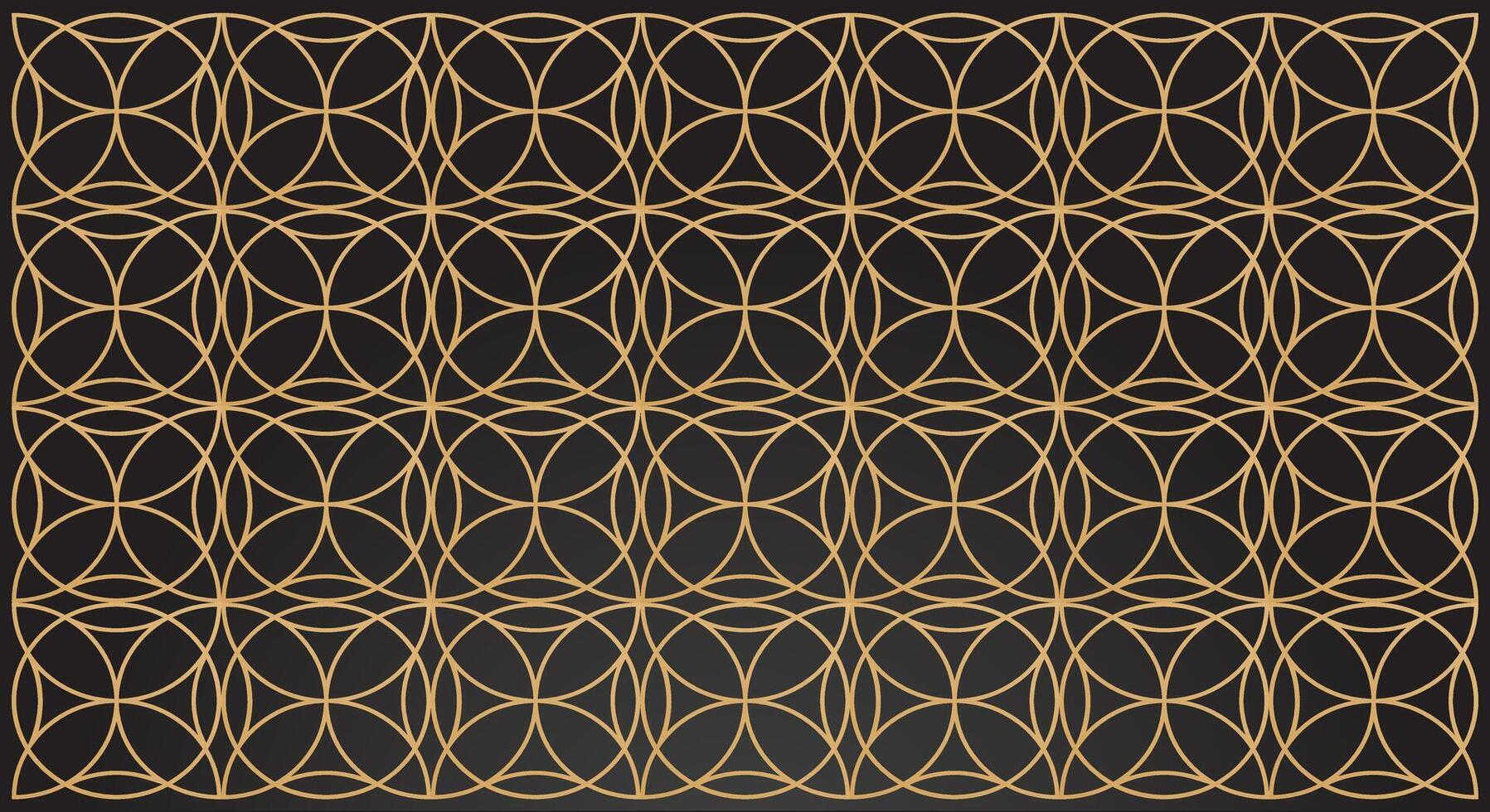 Geometric and vintage ornamental flower pattern background vector