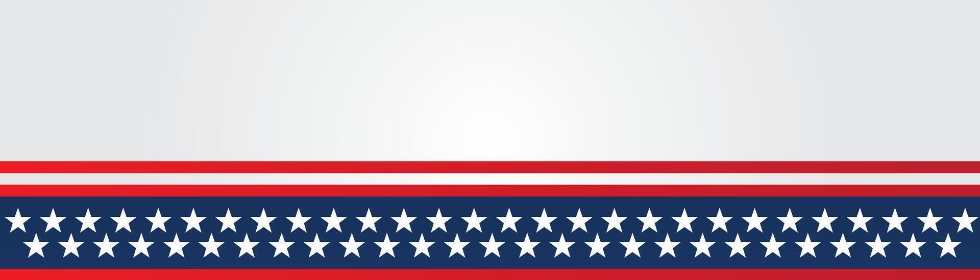 American Independence Day background design vector