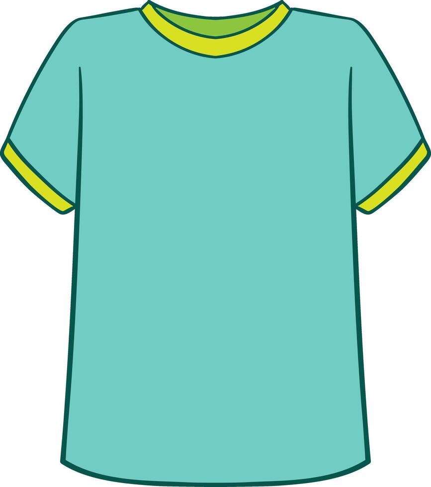 Cute Plain TShirt Illustration vector