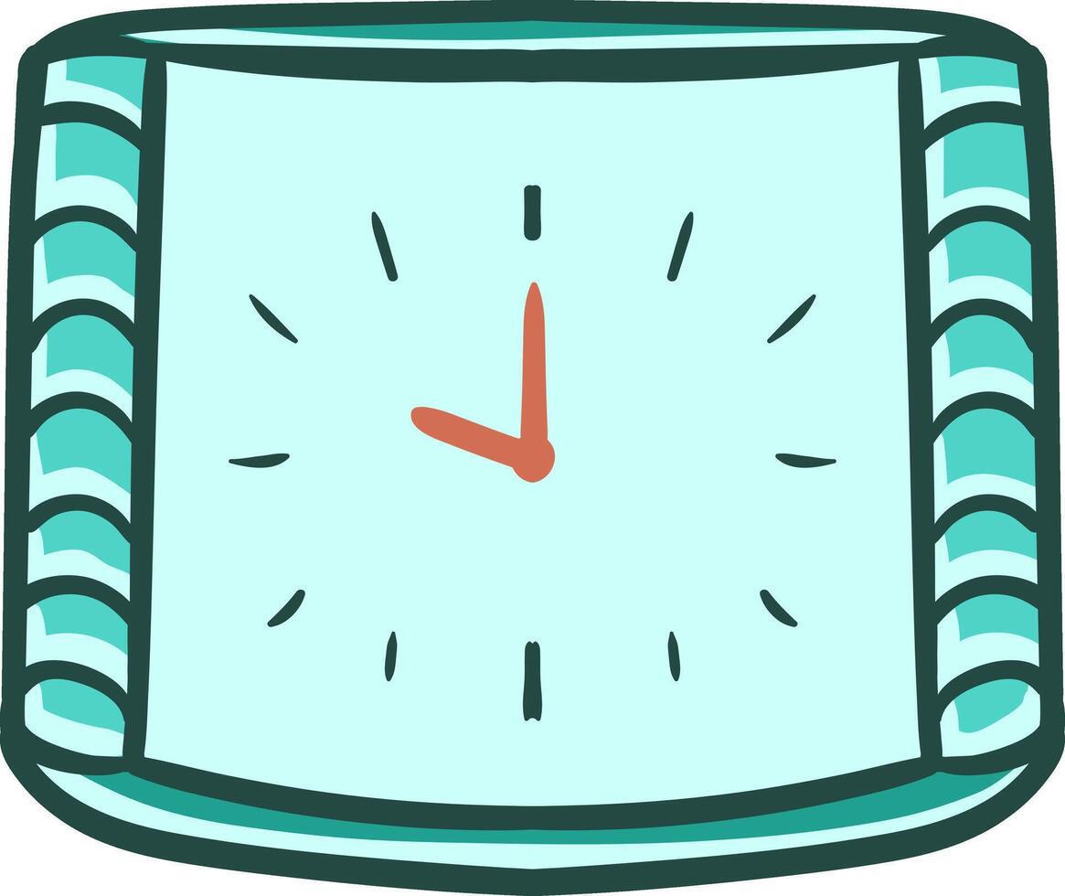 Cute Wall Clock Illustration vector