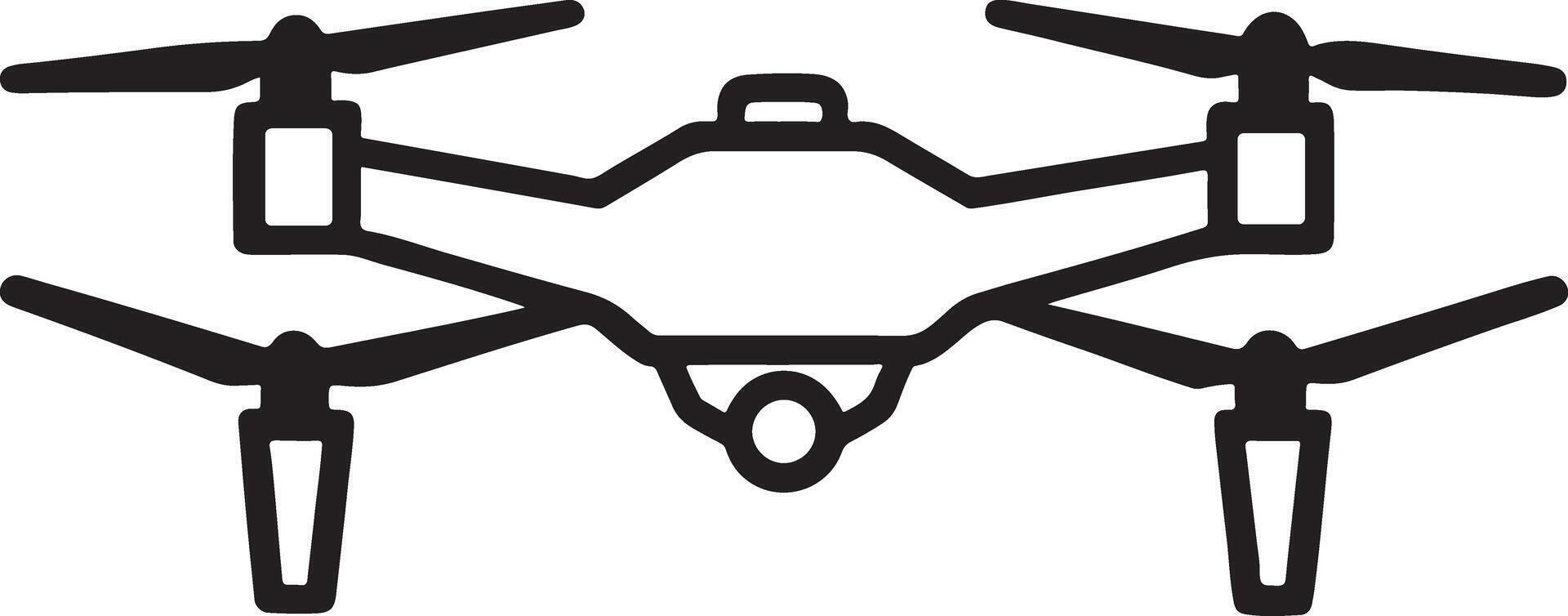 Drone Line Art Graphics vector