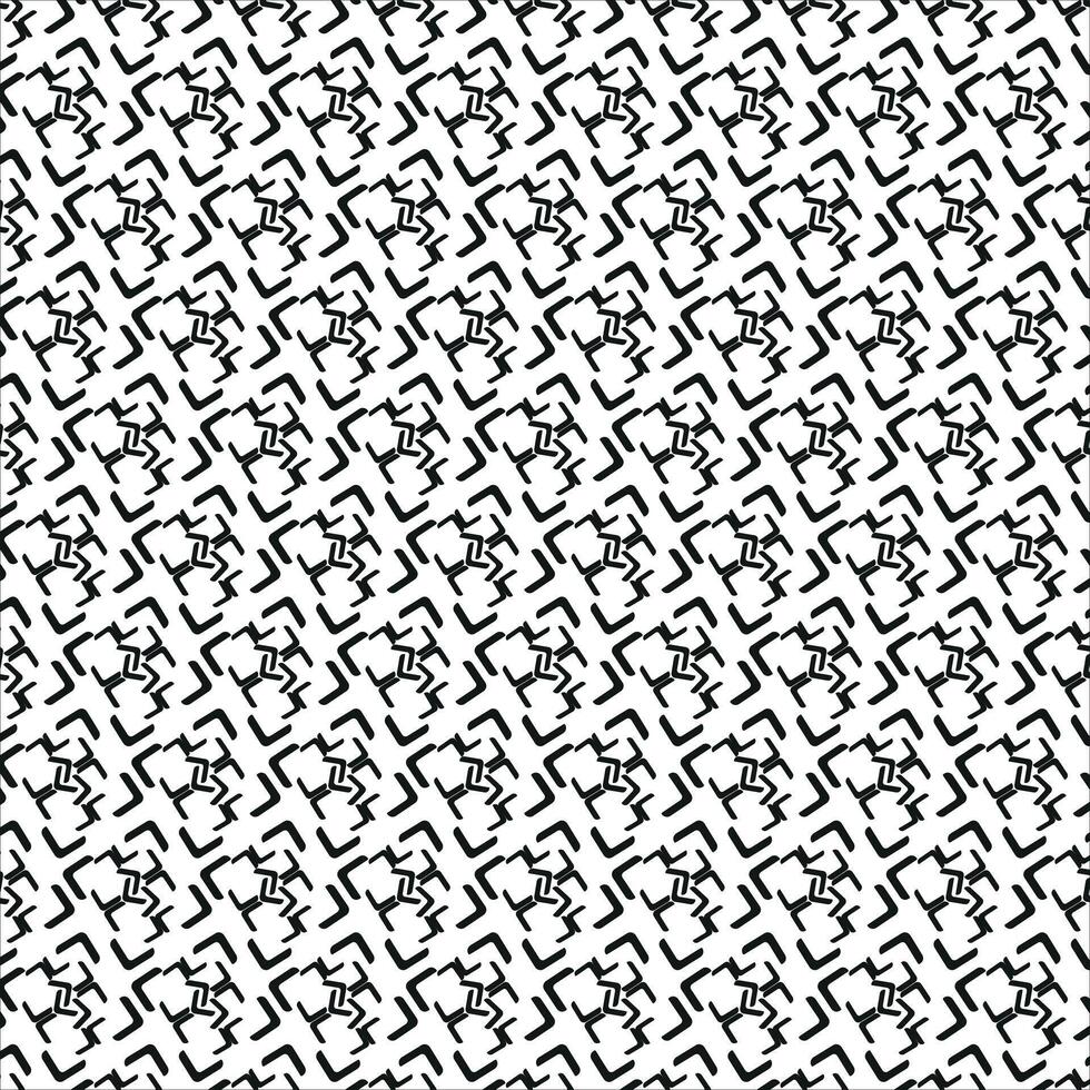 A black and white pattern with many small squares vector
