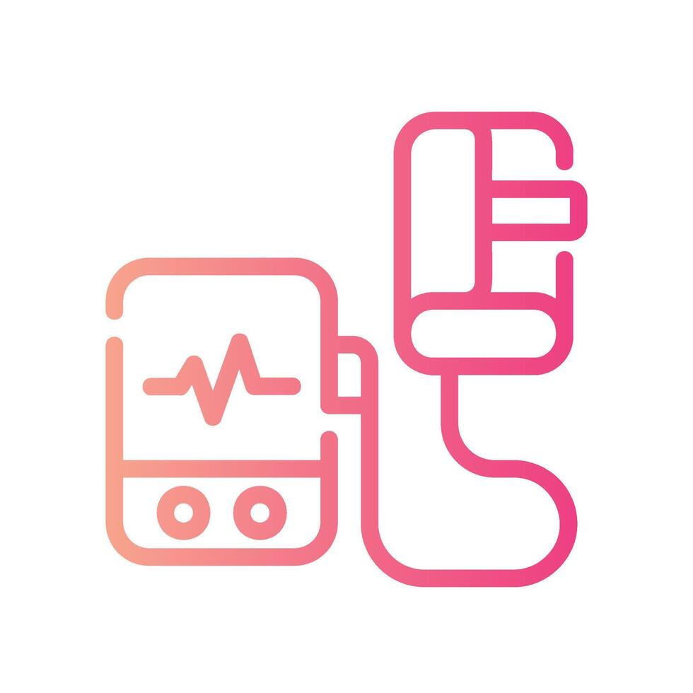 Heart Rate Screen vector