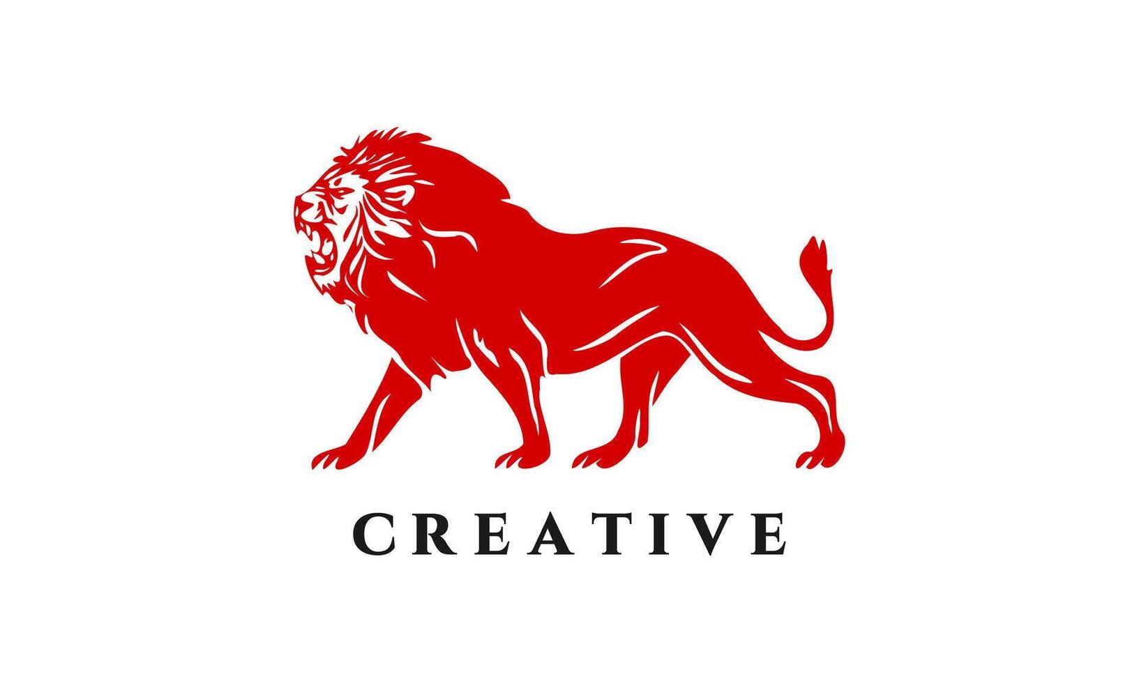 Lion Head Custom Design Logo vector