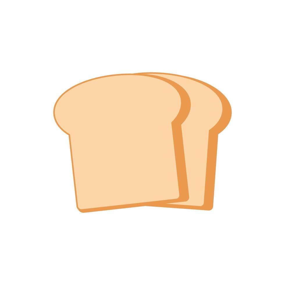 delicious bread sliced bakery vector
