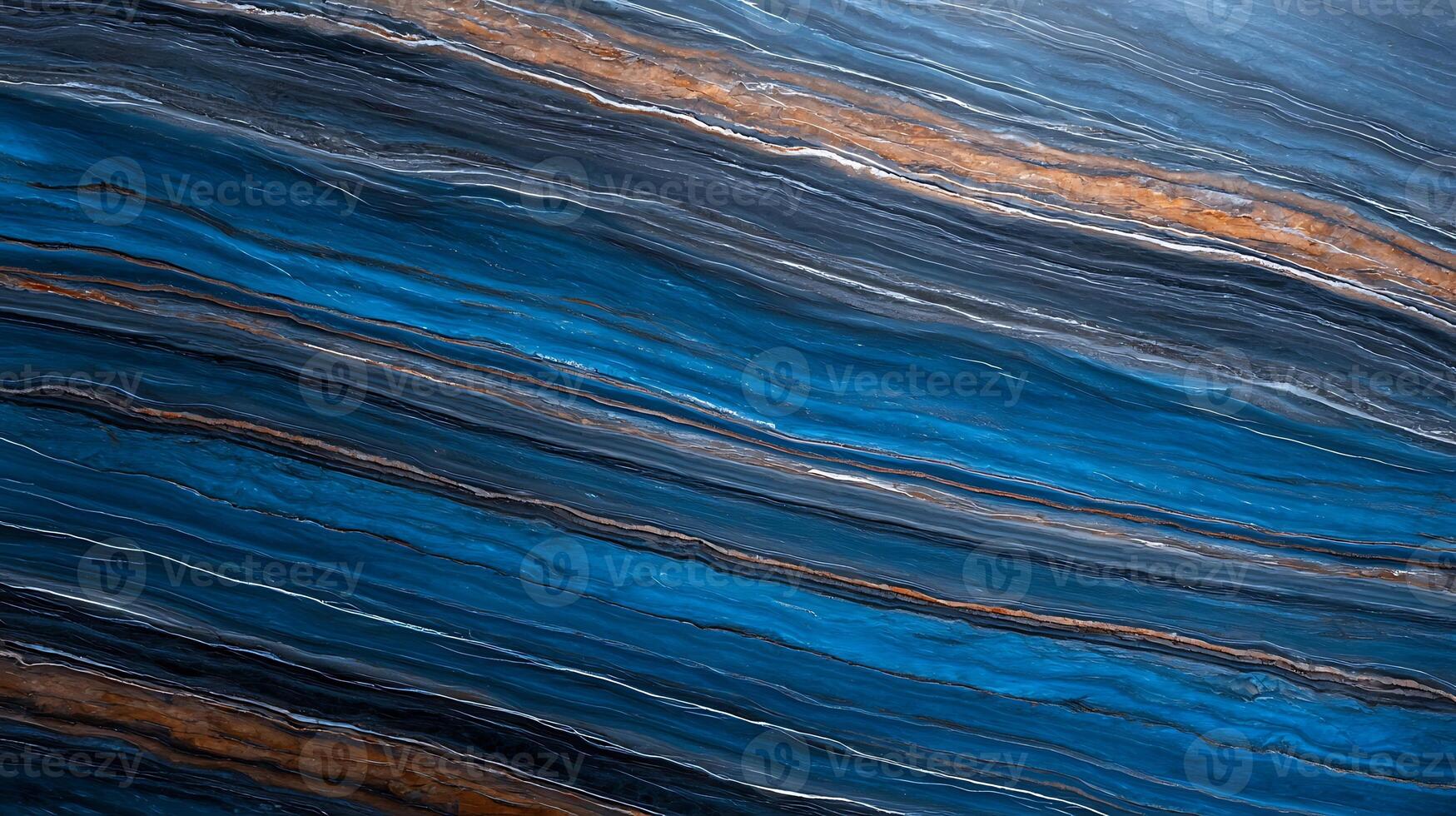 Abstract blue and orange layered texture resembling ocean waves, perfect for backgrounds or art photo