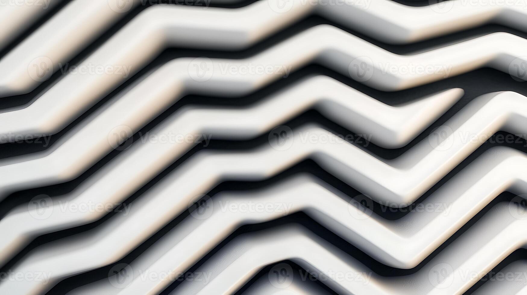 Abstract close-up of a wavy, textured surface with a play of light and shadow, emphasizing depth photo