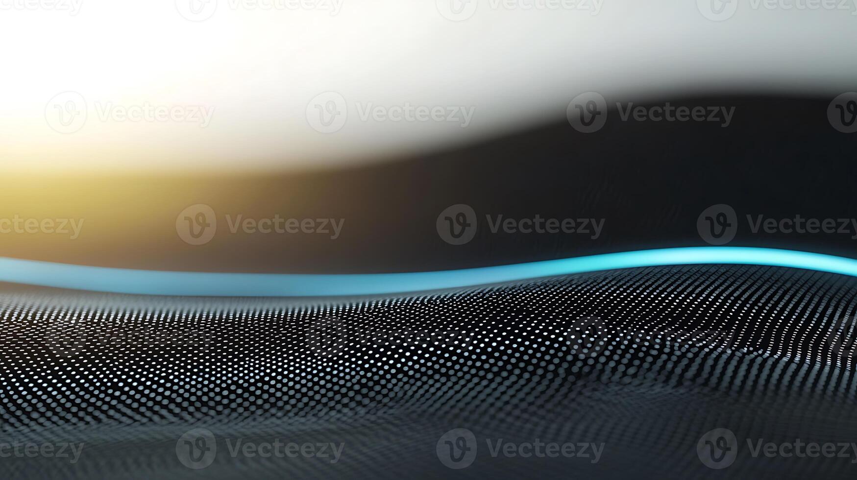 Abstract close-up of flowing digital waves with soft lighting and gradient background photo