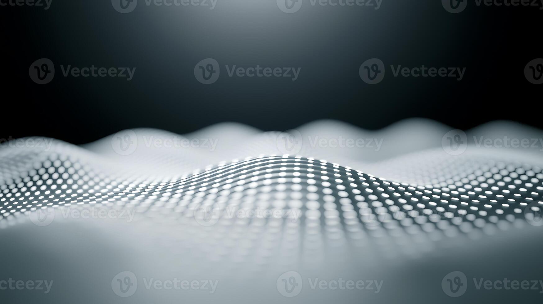 Abstract close-up of textured surface with dotted patterns, creating a wave-like effect in low light photo
