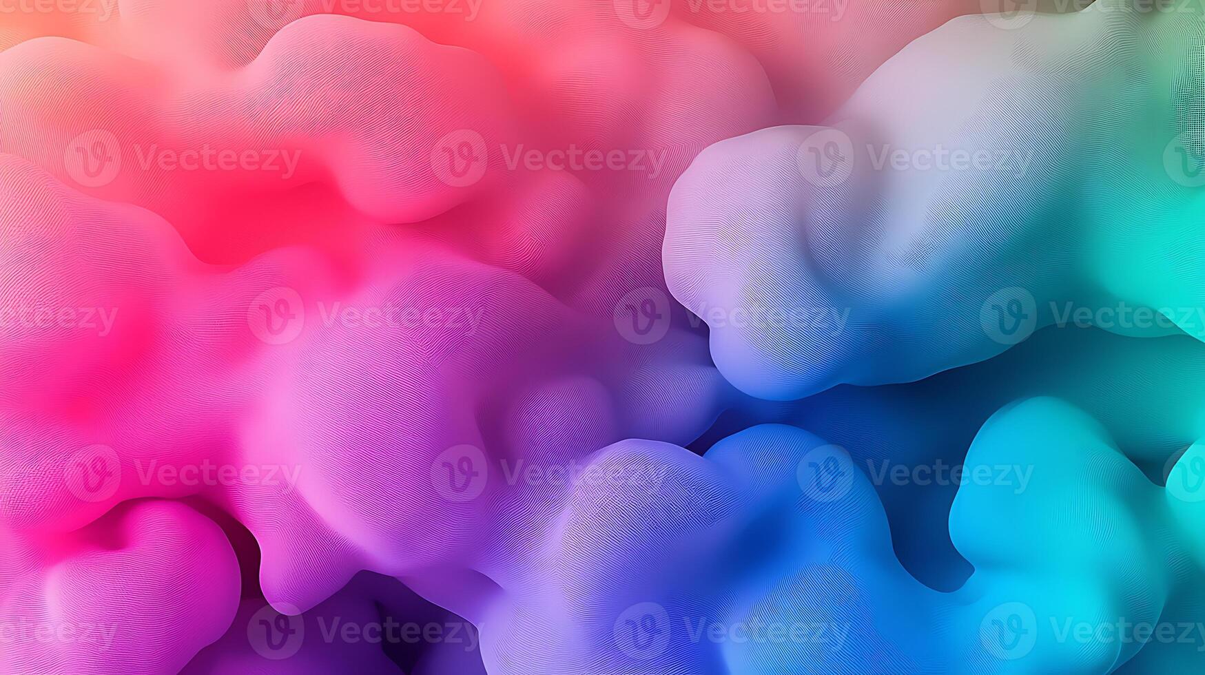 Abstract colorful background with soft, flowing shapes blending pink, purple, and blue tones photo