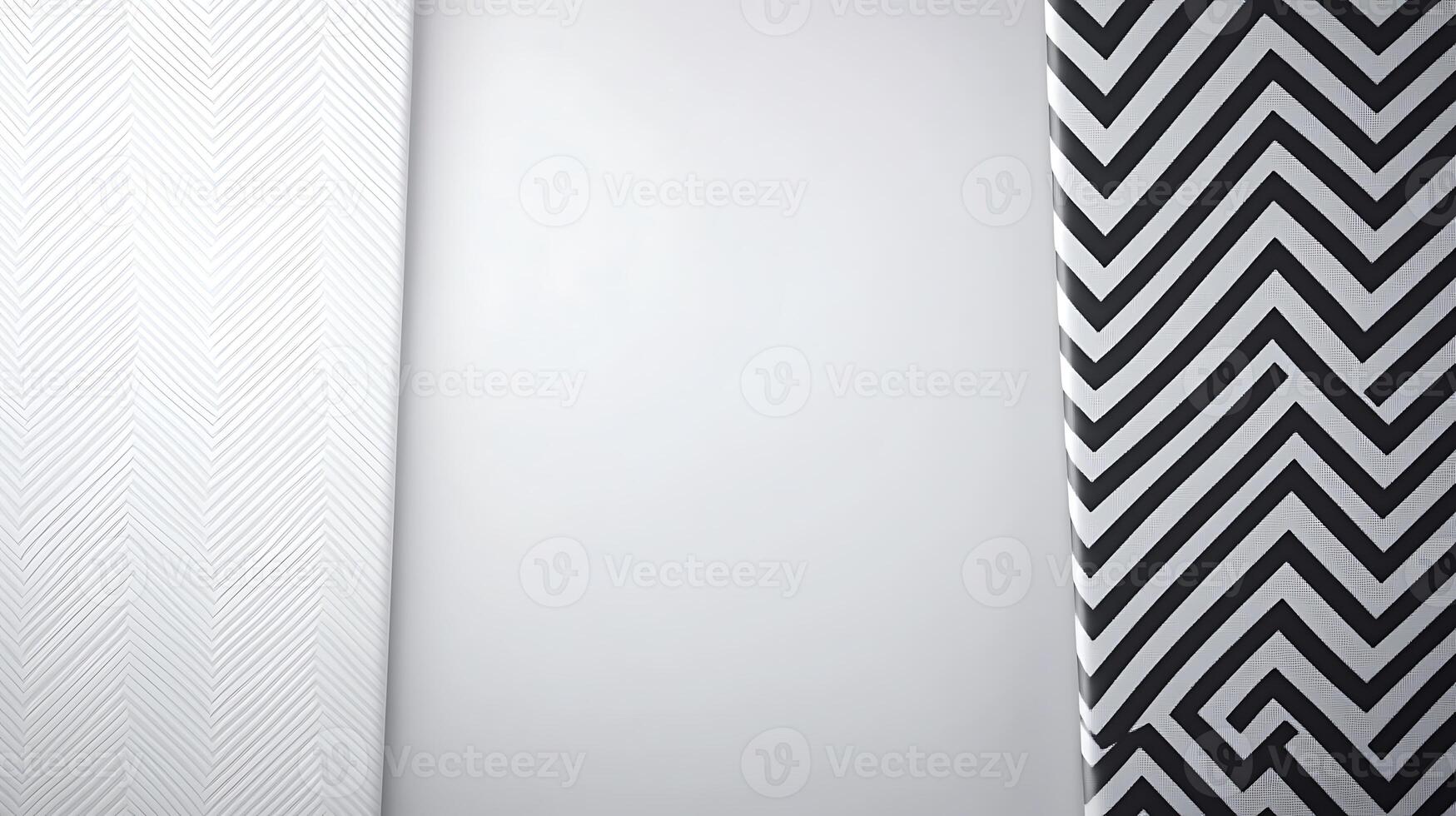 Abstract composition of zigzag patterned backgrounds in contrasting black and white tones photo
