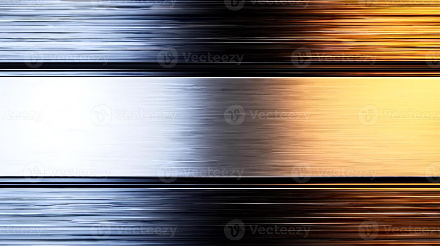 Abstract metallic texture with brushed silver, black, and gold stripes, suitable for backgrounds photo