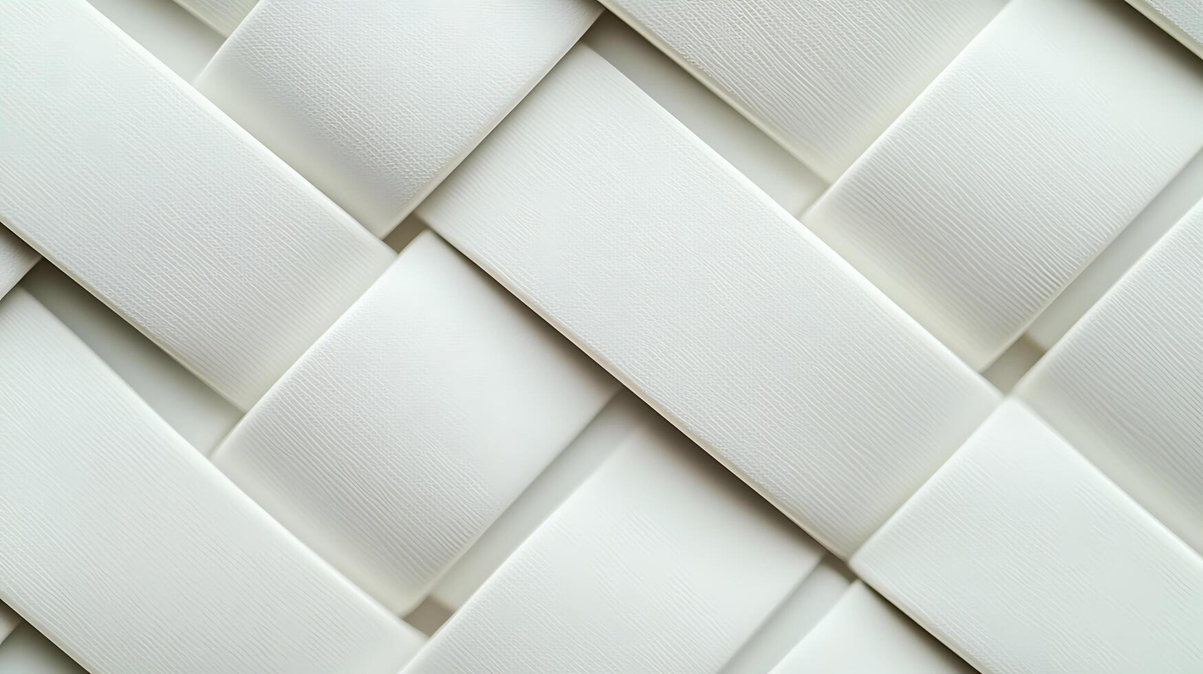 Close-up of intricately woven white material showcasing texture and pattern details photo
