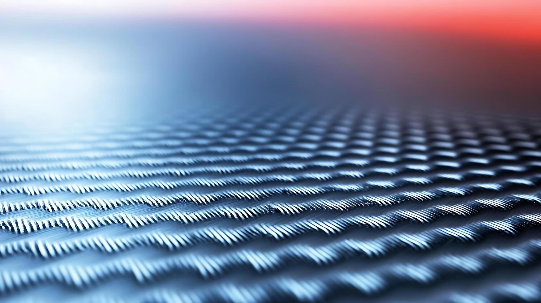 Close-up of textured metallic surface with intricate patterns reflecting ambient light photo