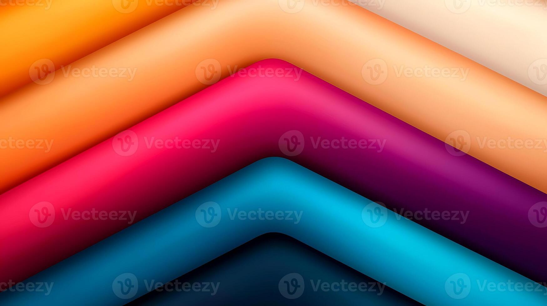 Colorful abstract geometric shapes creating a vibrant layered effect in a modern design photo