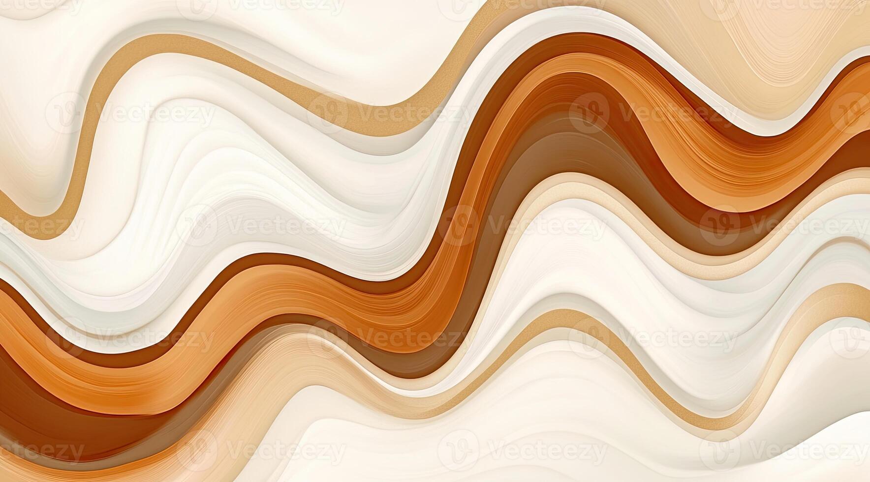 Abstract wavy background in warm earthy tones photo