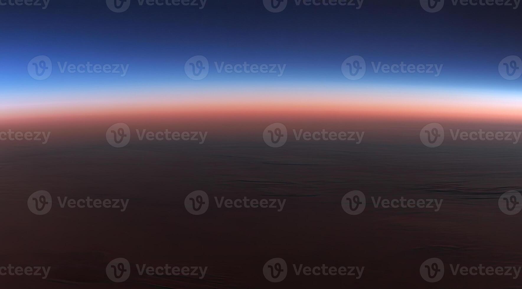 High-altitude view of Earth's atmosphere photo