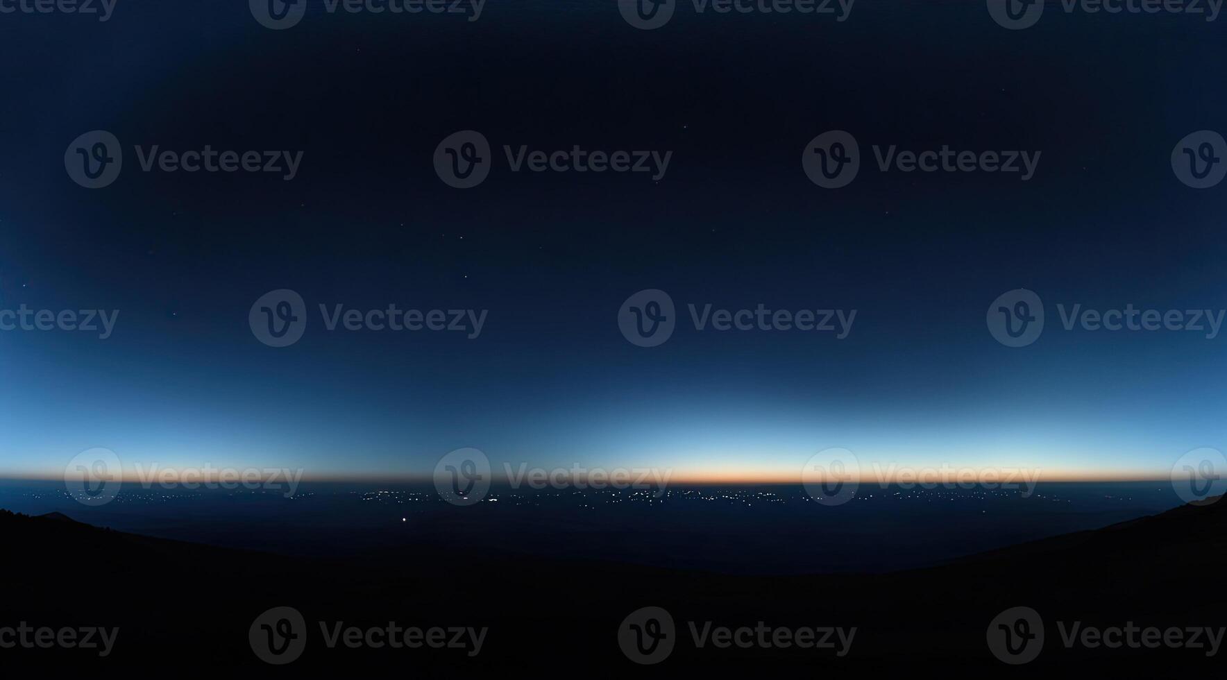 Night to day transition over a city photo