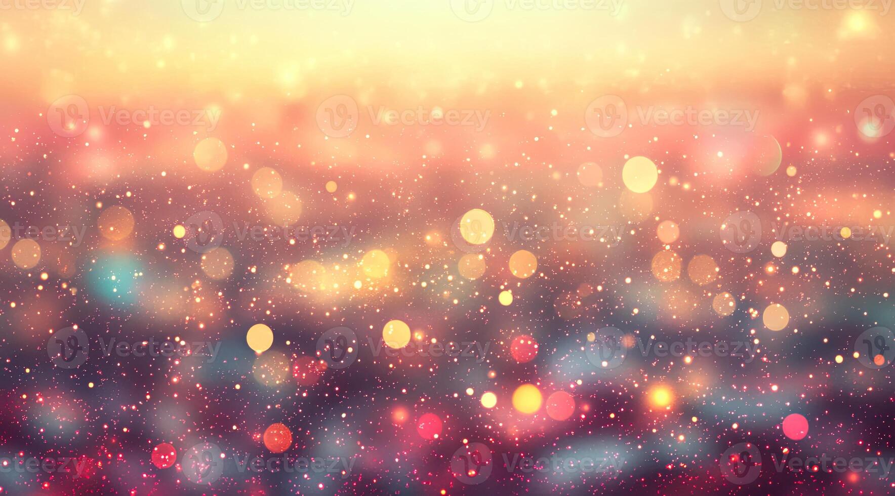 Abstract bokeh background of warm colors photo
