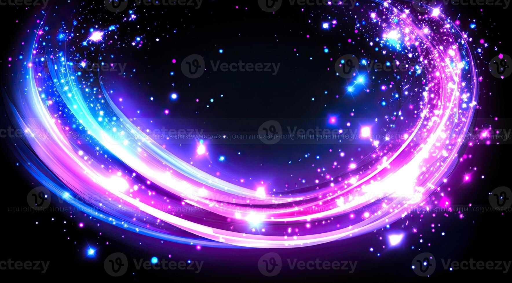 Abstract swirling lights photo