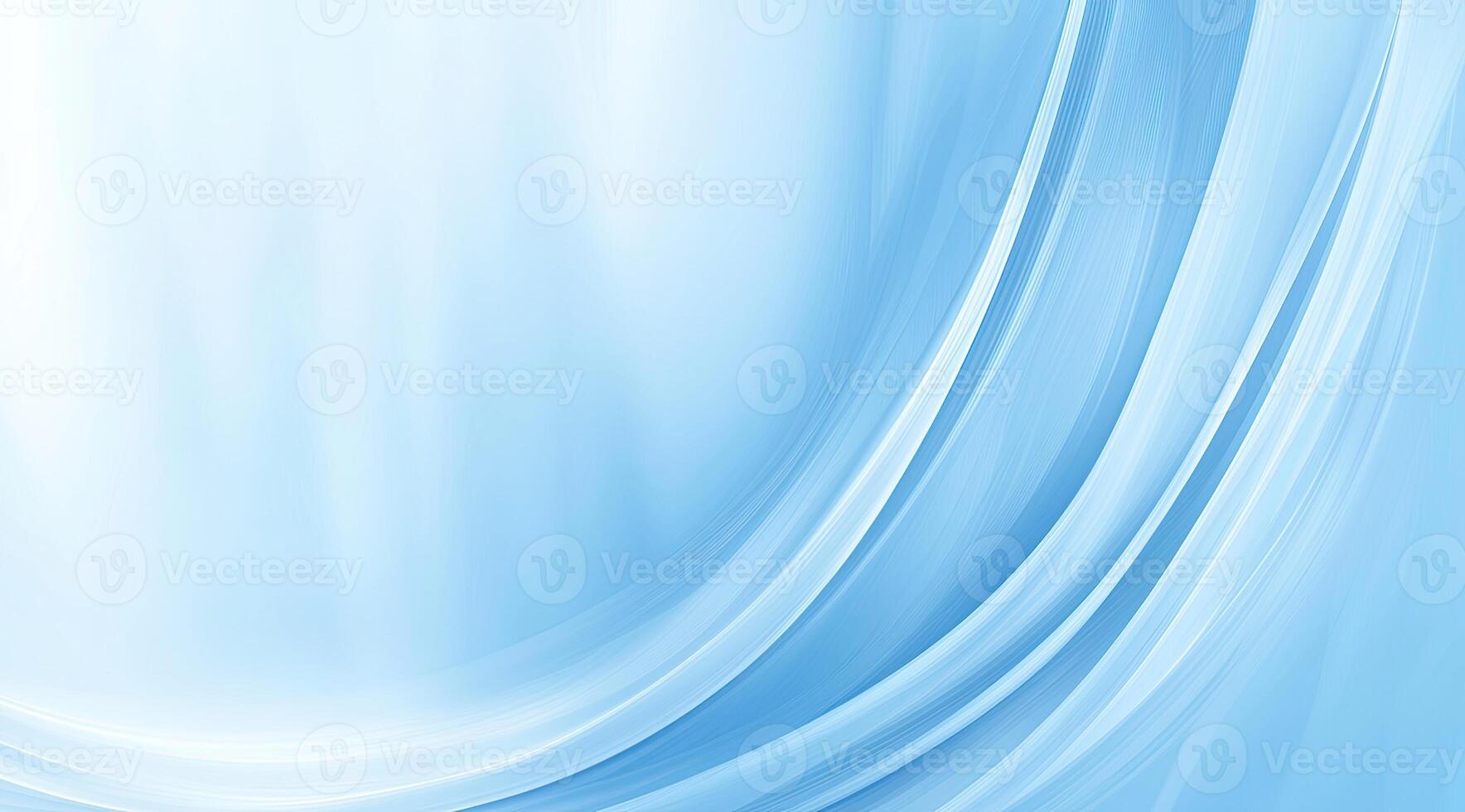 Light blue flowing curves photo