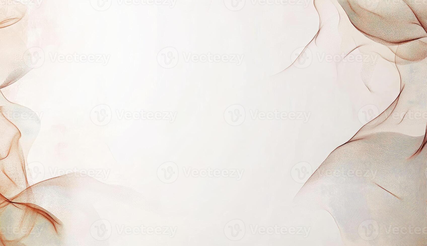 Delicate, flowing fabric drapes in soft tones photo
