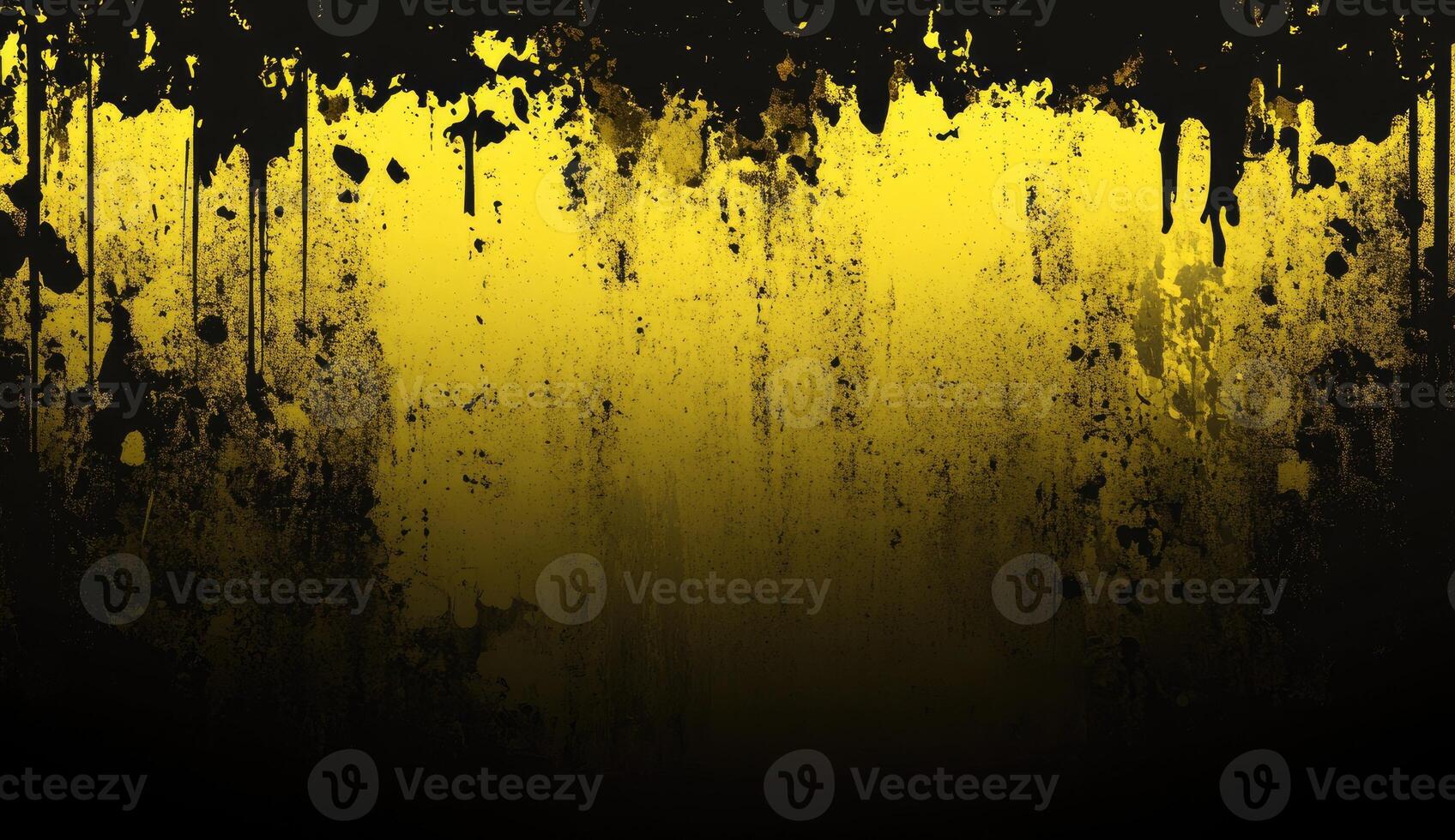 Yellow and black distressed texture photo