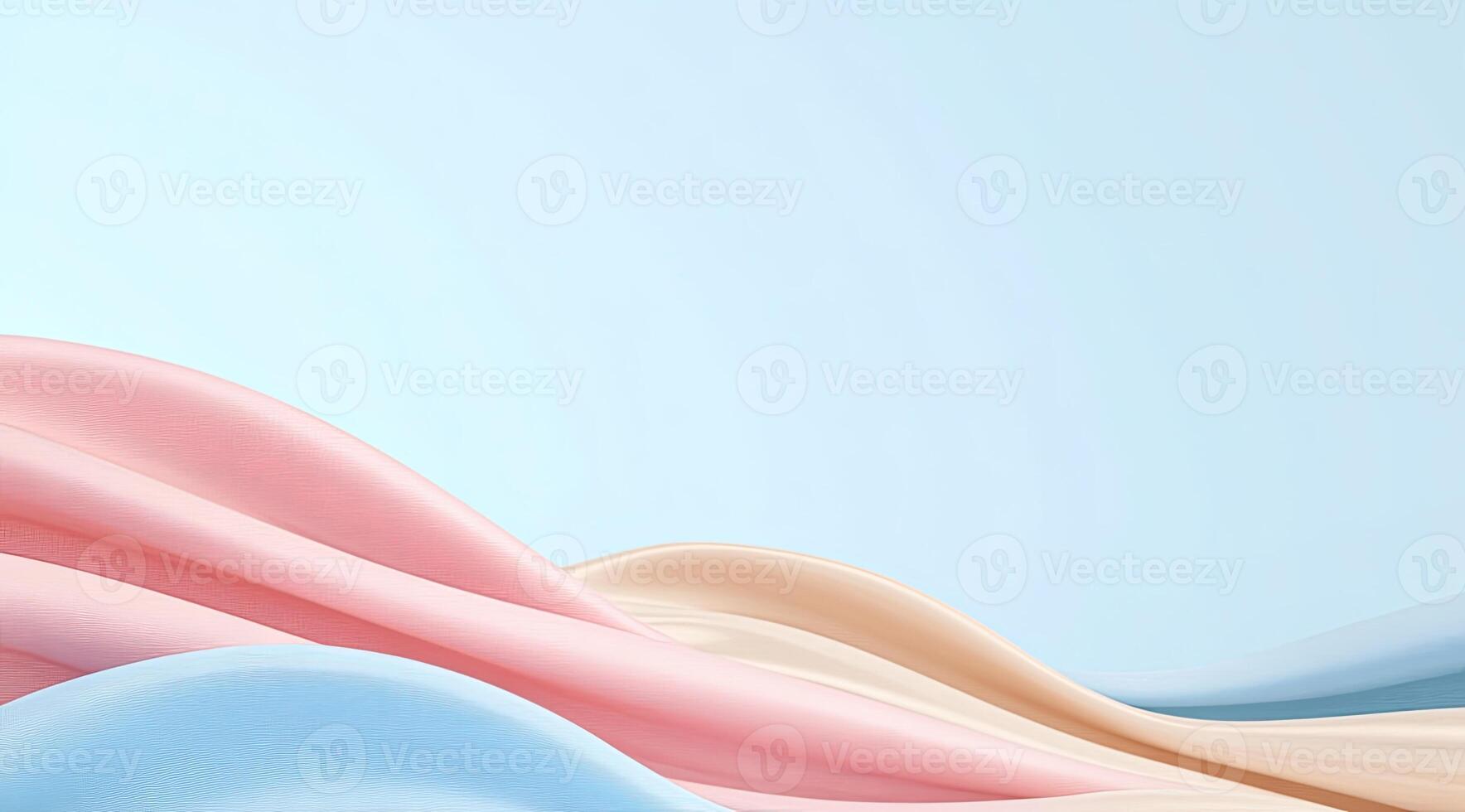 Soft Pastel Fabric Flow photo