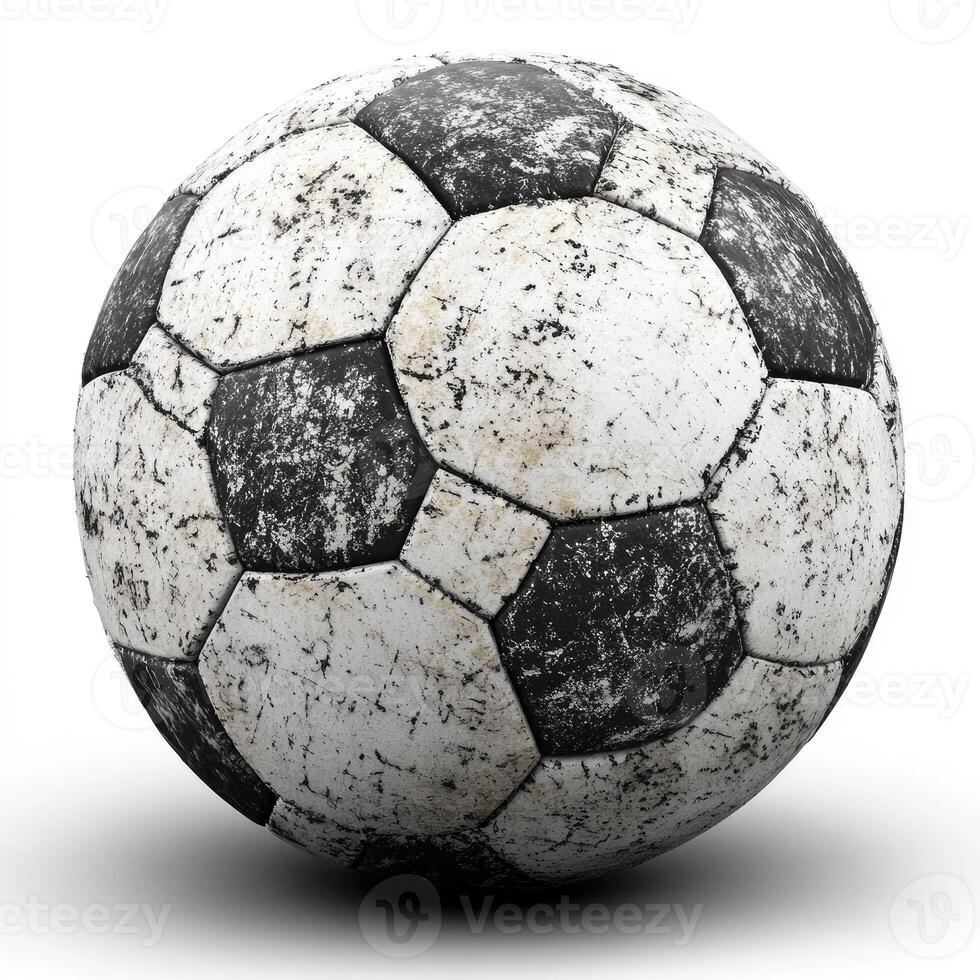Worn Soccer Ball photo