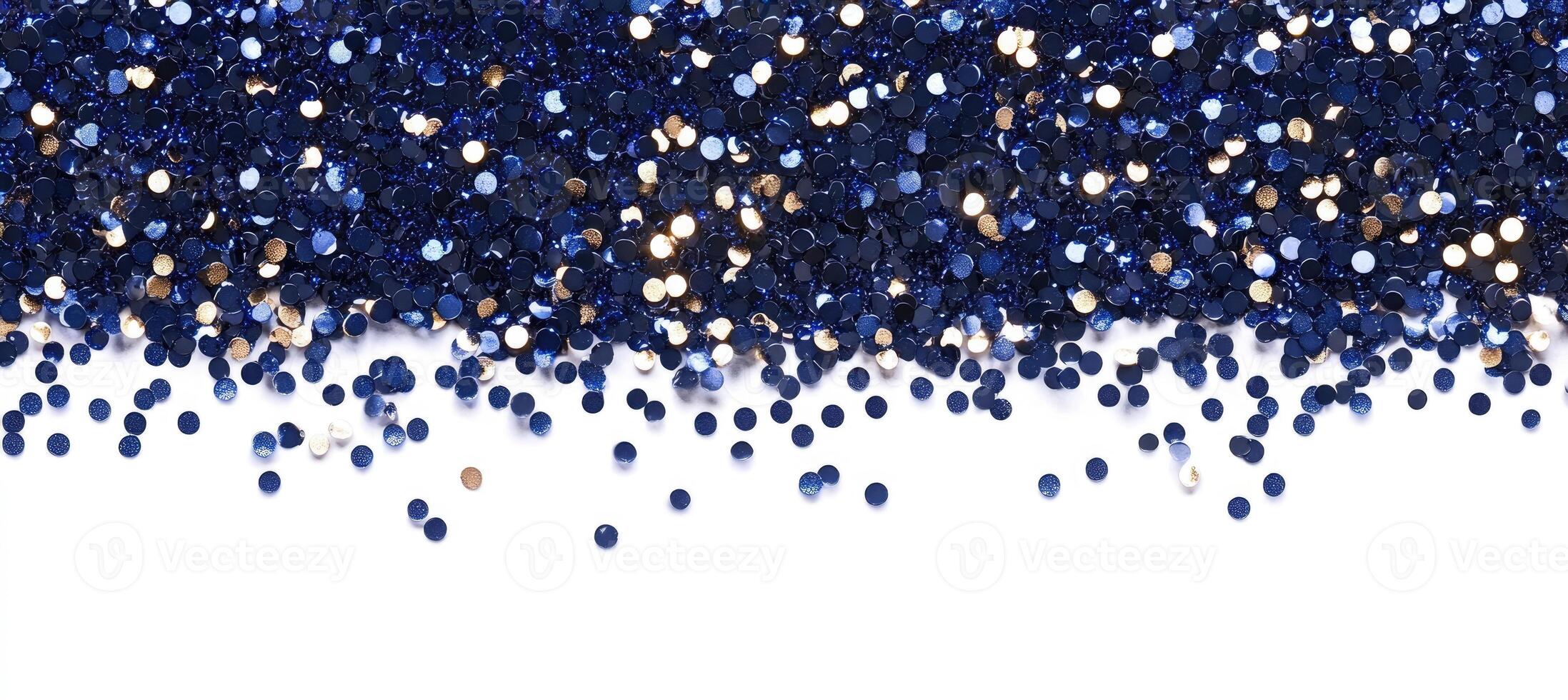 Scattered Glitter Border photo
