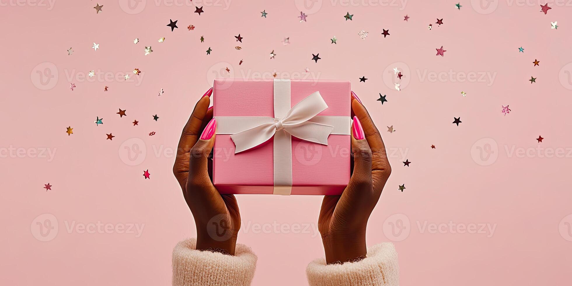 Gift in Hands, Celebration photo