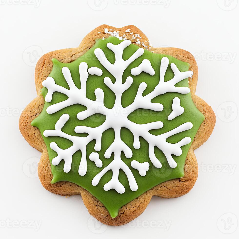 Festive Snowflake Cookie photo