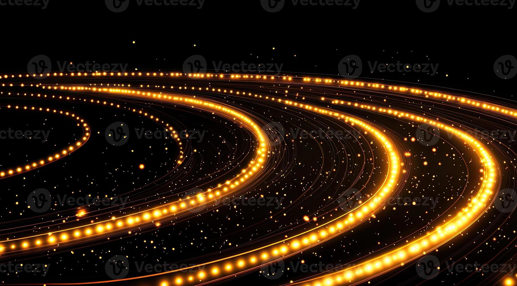 Golden Rings of Light photo